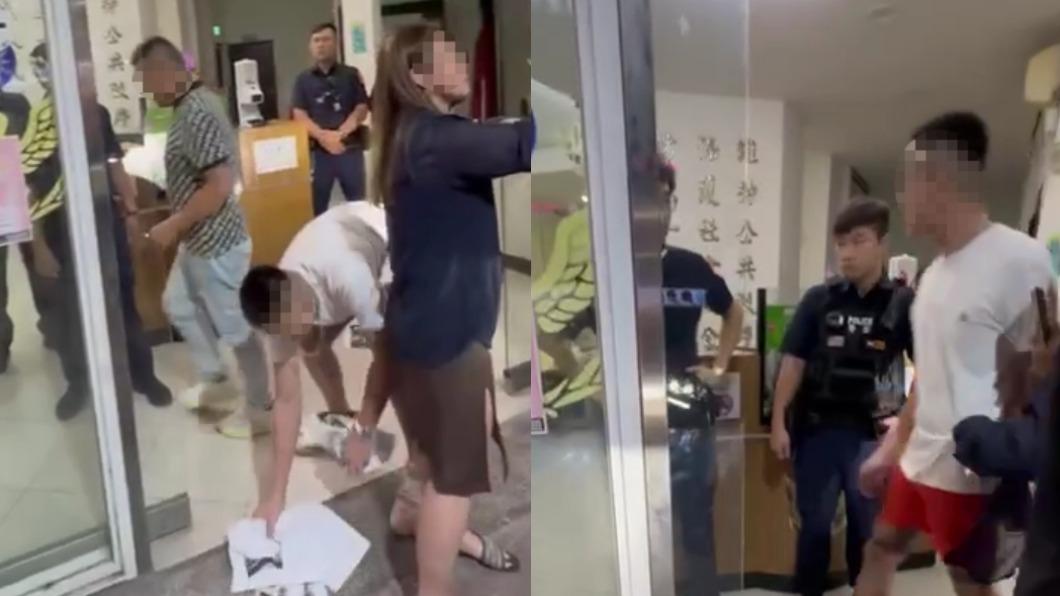 翁姓角頭大哥不滿遭警方保護管束，撂20多名親友和小弟包圍派出所。