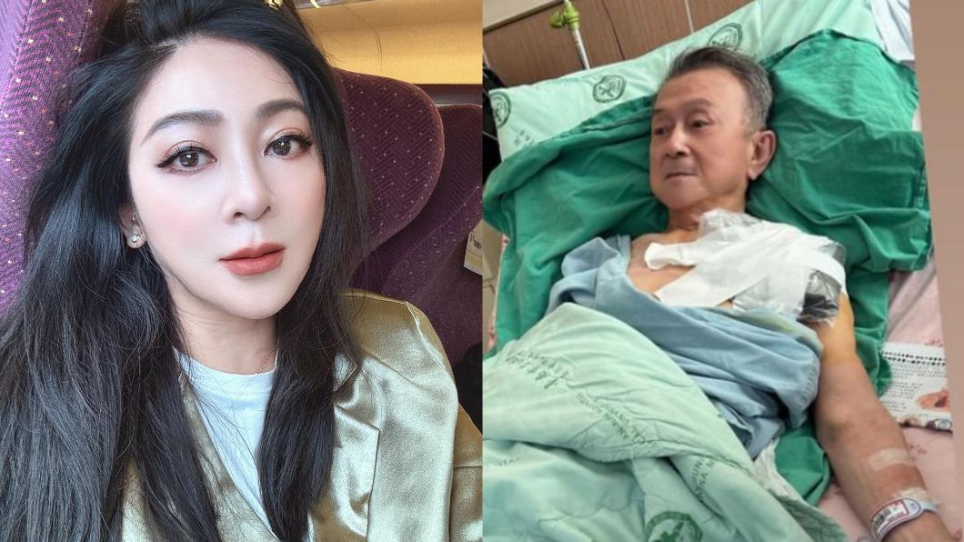 王彩樺父親心臟動手術，她前往台南陪病。（圖／翻攝自王彩樺臉書、IG）