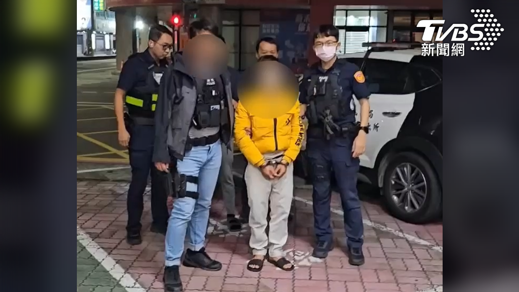 兩名犯嫌於昨(14)日自行前往台中市政府警察局和平分局投案。（圖／TVBS）