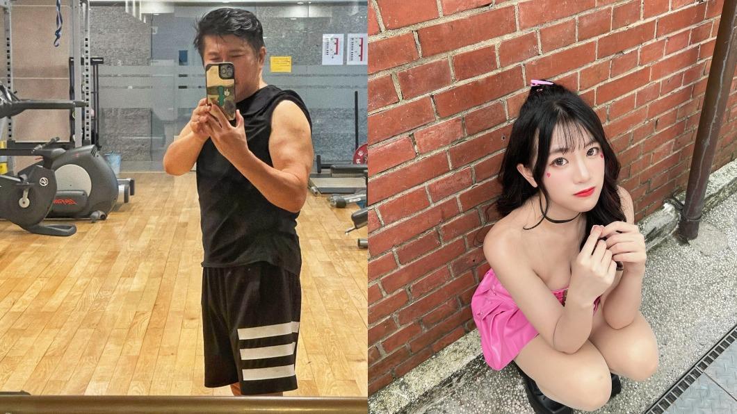 熊霓日前與胡瓜傳出緋聞。(圖/翻攝自胡瓜、熊霓臉書)