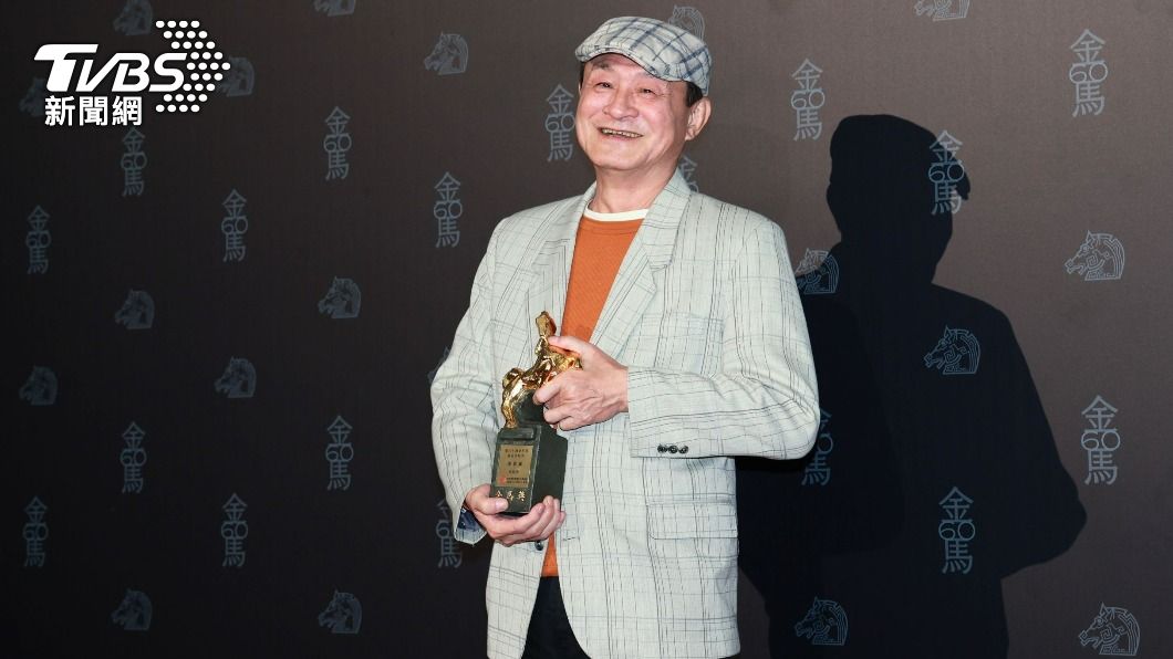 陳慕義奪下金馬60的男配角獎。（圖／TVBS娛樂組攝）