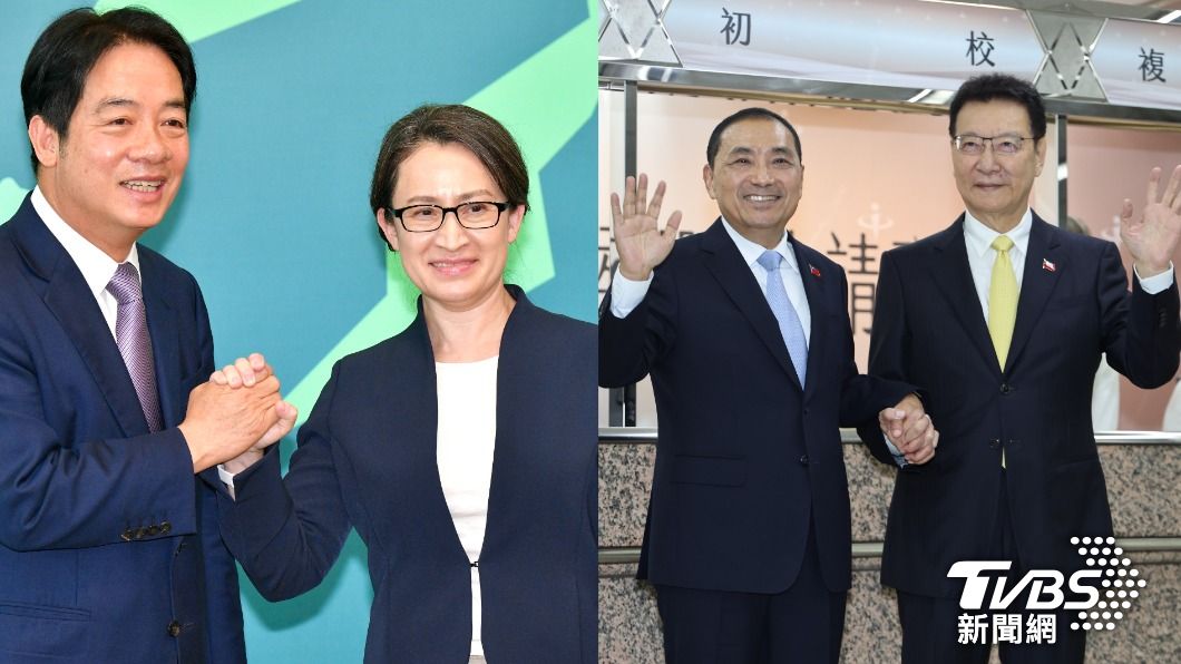 最新民調/侯康「緊咬」賴蕭2% 柯盈落後10%墊底 │TVBS新聞網