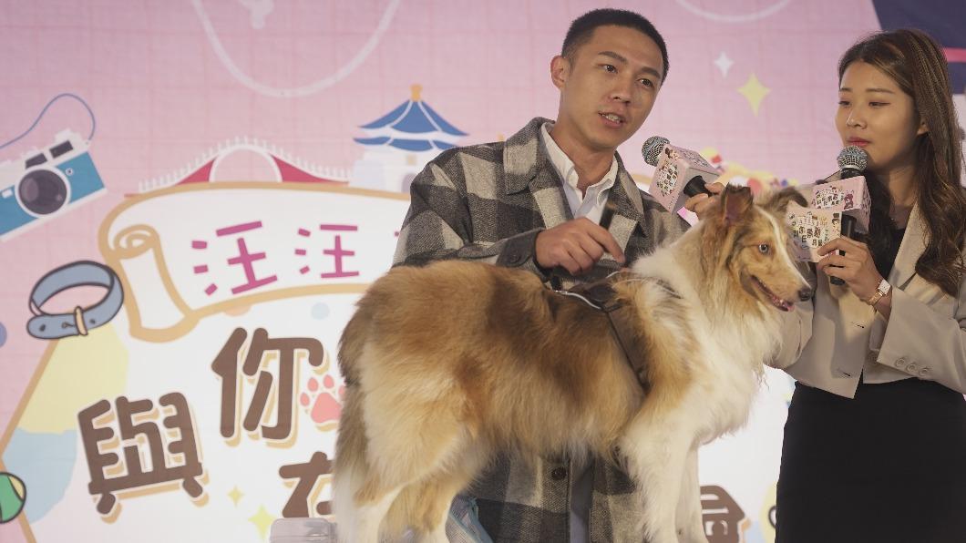 寵物美容師吳嘉育出席景勤狗活動區揭幕儀式。（圖／TVBS）