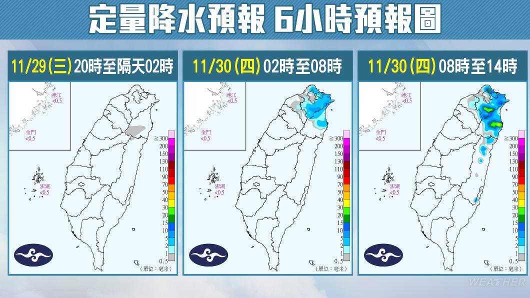 東北季風接力報到！雨彈開炸「2地區」 一圖看最冷時間點 鏡週刊 Mirror Media 8001