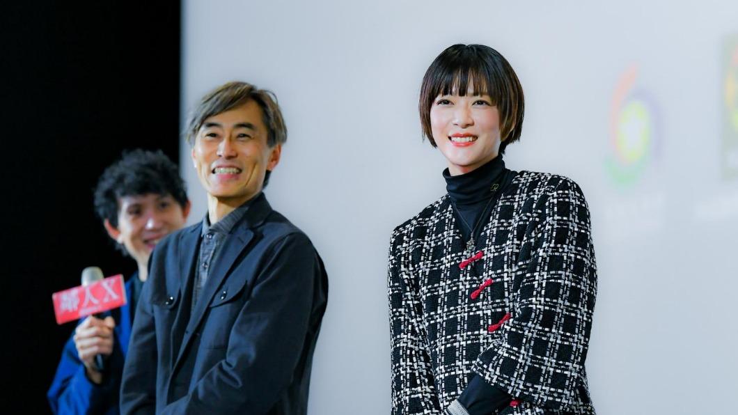上野樹里（右）上週末與導演熊澤尚人來台宣傳電影。（圖／天馬行空提供）