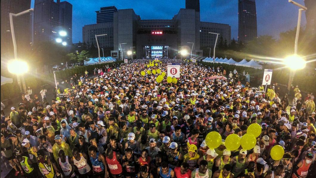 Record 28,000 runners Brave cold at Taipei Marathon (Taipei City Government) Record 28,000 runners brave cold at Taipei Marathon