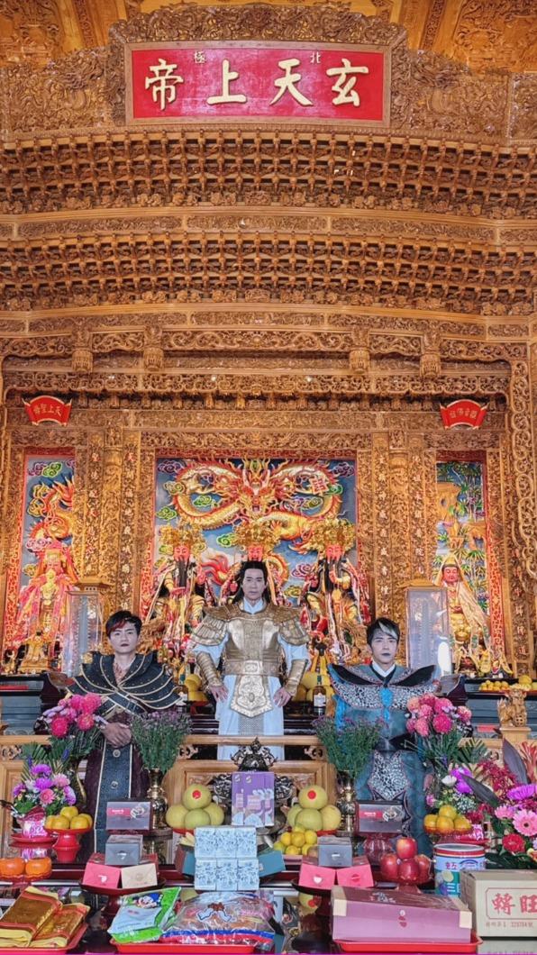 翁家明在《玄天上帝-天知道》中以古裝造型亮相。（圖／民視提供）