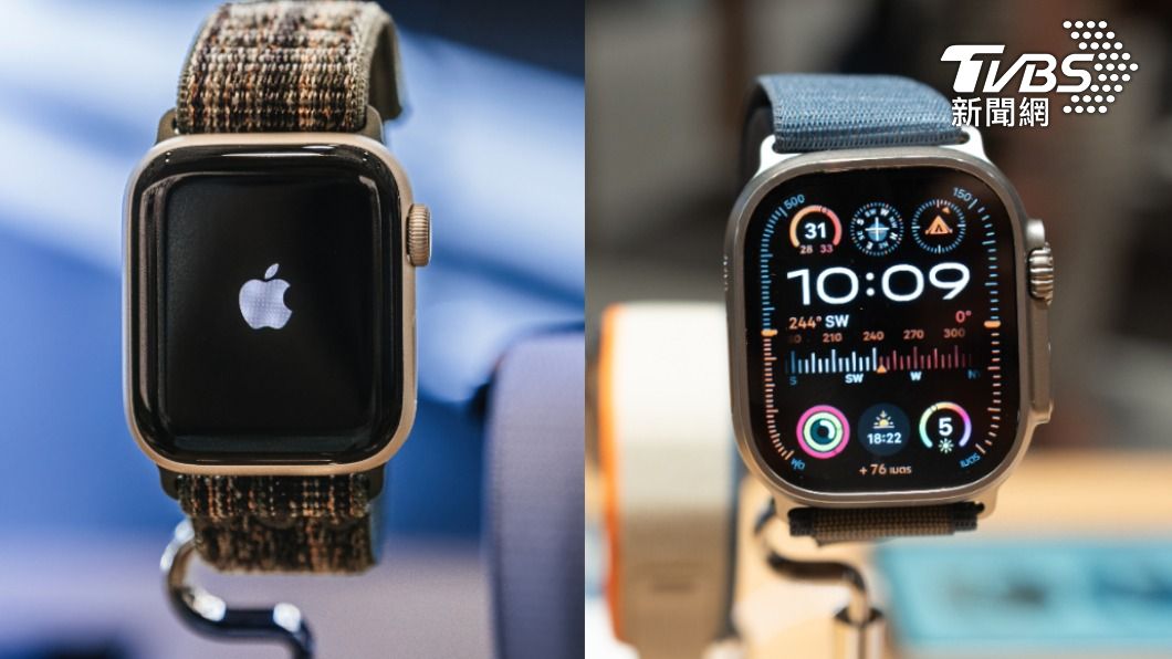 Apple Watch Series 9及Apple Watch Ultra 2出現觸控問題。（示意圖／shutterstock 達志影像）