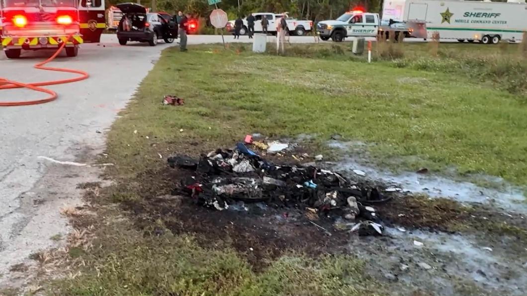 美國男子試圖在幼童身上縱火、後因襲警遭擊斃。（圖／翻攝自@Happening Events In Highlands County Florida　Facebook）