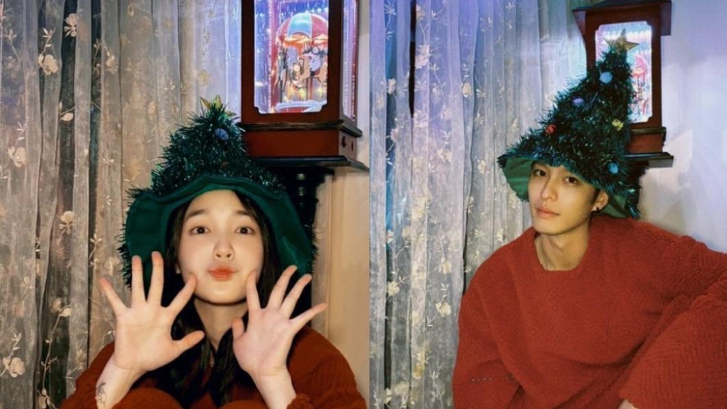 Gingle Wang and Tsao Yu-ning share a sweet photo (Courtesy of Wang’s and Tsao’s Instagram) Gingle Wang, Tsao Yu-ning share sweet Christmas photos