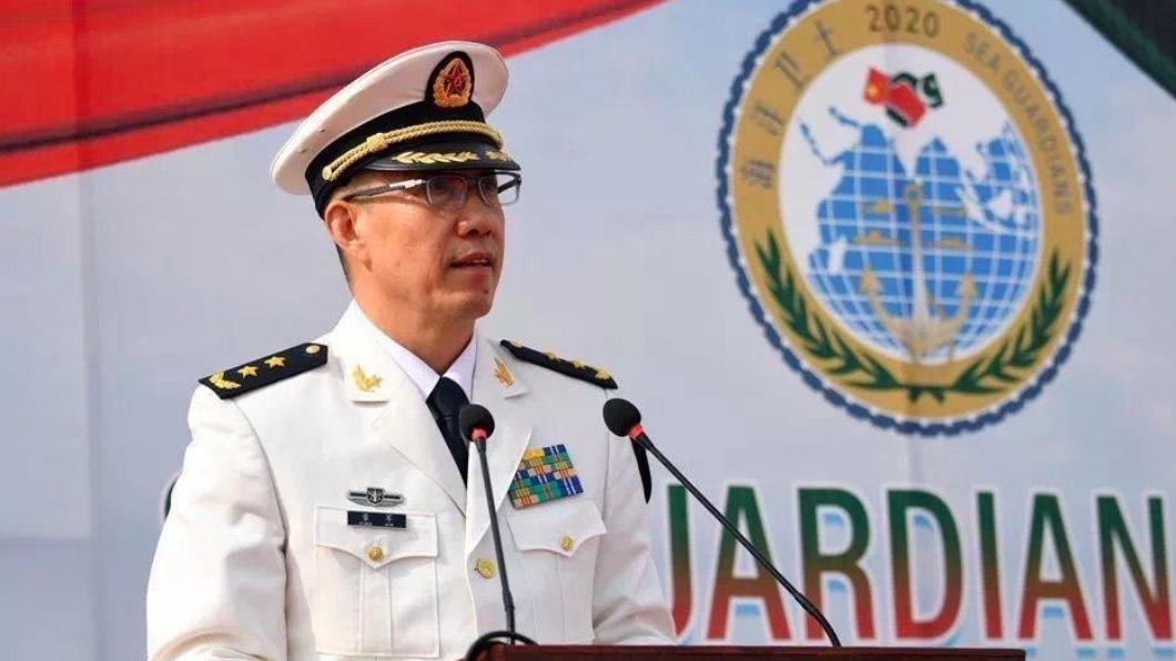 前海軍司令員董軍去年12月接任中國國防部長。（圖／翻攝自微博）