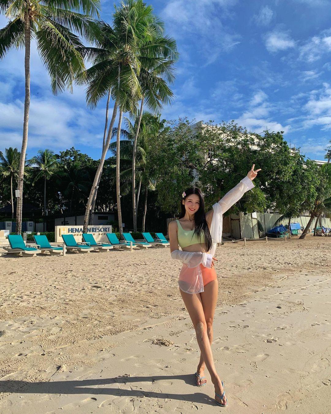 李雅英身高170公分，擁有逆天長腿。（圖／翻攝李雅英IG）