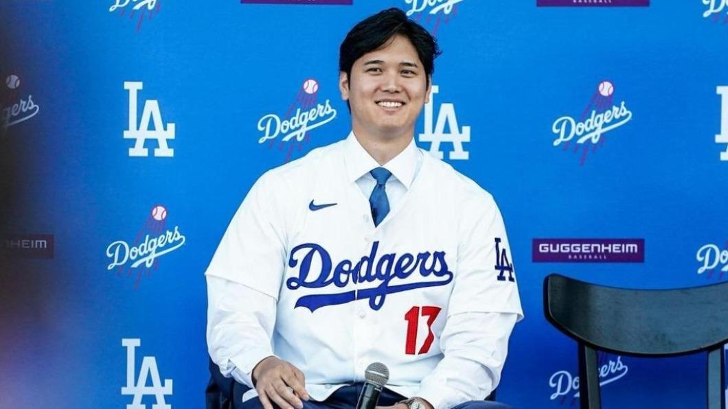大谷翔平加入道奇隊，轟動各界，成為亞裔的驕傲。（圖／翻攝自@Los Angeles Dodgers IG）