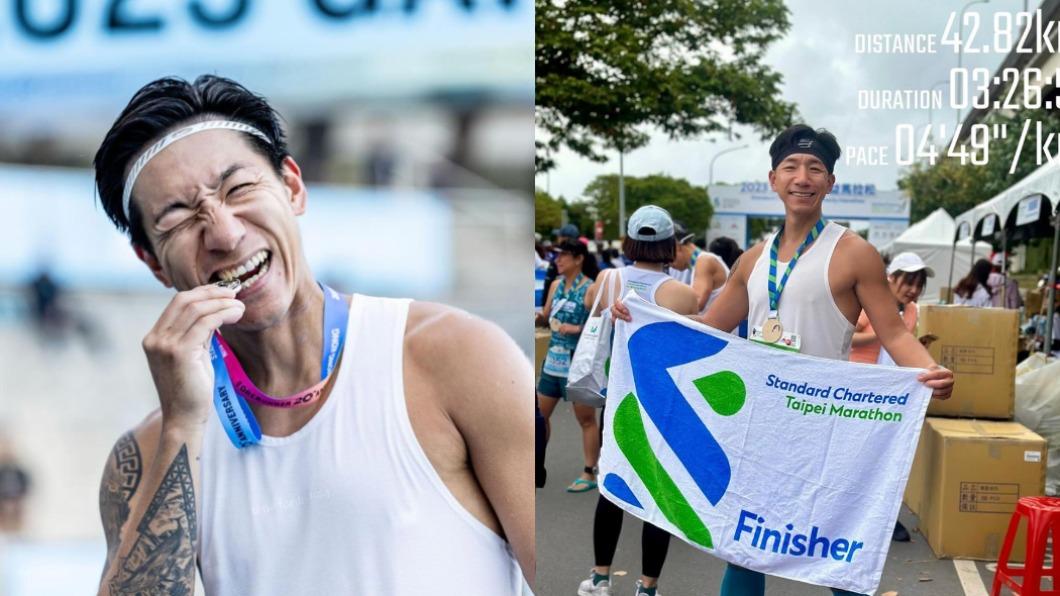 柳俊江相當熱愛運動，時常參加馬拉松賽事。（圖／翻攝自IG）