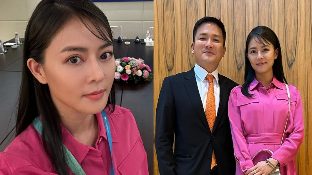 劉香慈與永信藥品總經理鍾威凱結婚8年。（圖／翻攝自劉香慈臉書）