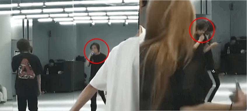 SM娛樂已將楷燦哈煙的爭議畫面剪掉。（圖／翻攝自韓國論壇）