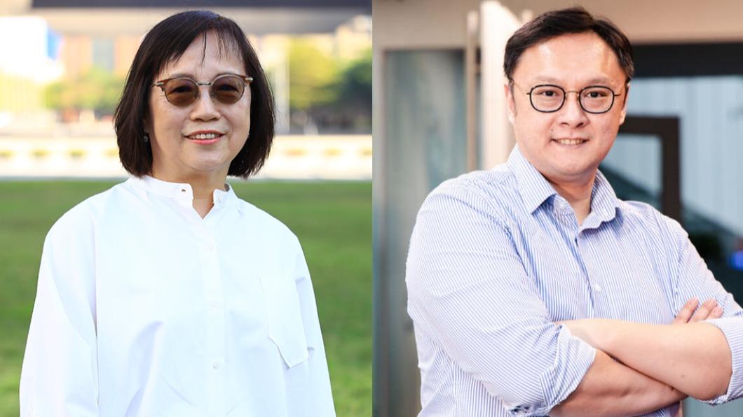 現任副秘書長賴淑惠（左）、新聞局長鄭照新（右）出任新任副市長。（圖／台中市政府提供）