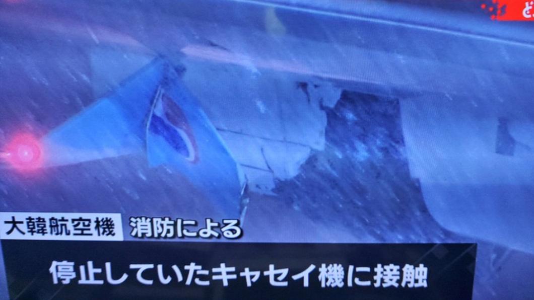 北海道新千歲機場意外！　大韓航空碰撞國泰班機、機翼受損狀況曝│TVBS新聞網