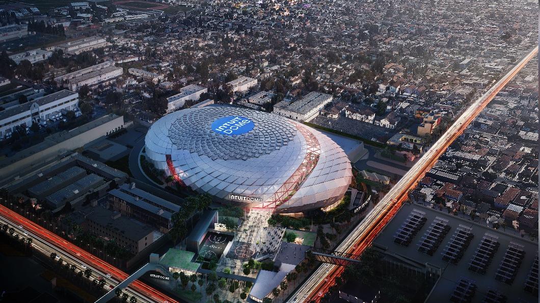 洛杉磯快艇新主場「Intuit Dome」，預計於2024-25賽季正式啟用。（圖／翻攝NBA官網）