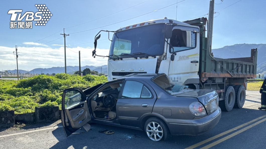 宜蘭三星鄉發生死亡車禍。（圖／TVBS）