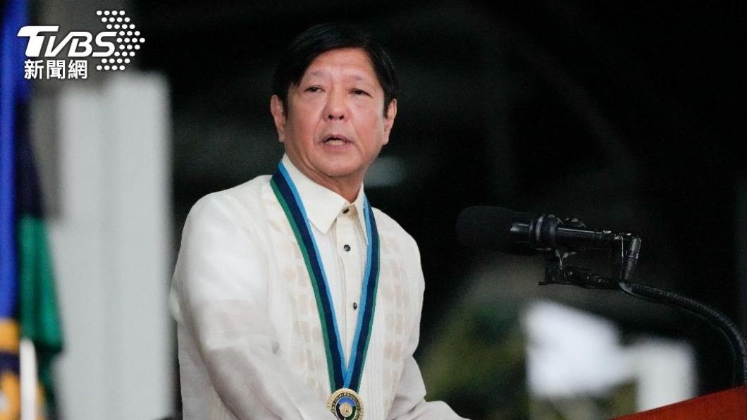 菲律賓總統小馬可仕，遭到前總統杜特蒂之子批評沒有同情心。（圖／達志影像美聯社）