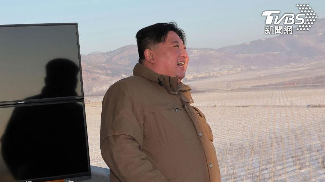 北韓領導人金正恩表示，對於此次巡弋飛彈試射行動非常滿意。（圖／達志影像美聯社）