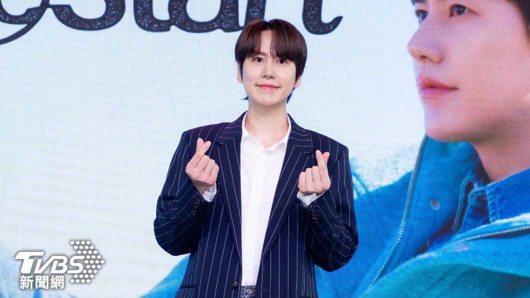 圭賢29日在台灣舉辦簽售會。（圖／林坤緯攝）