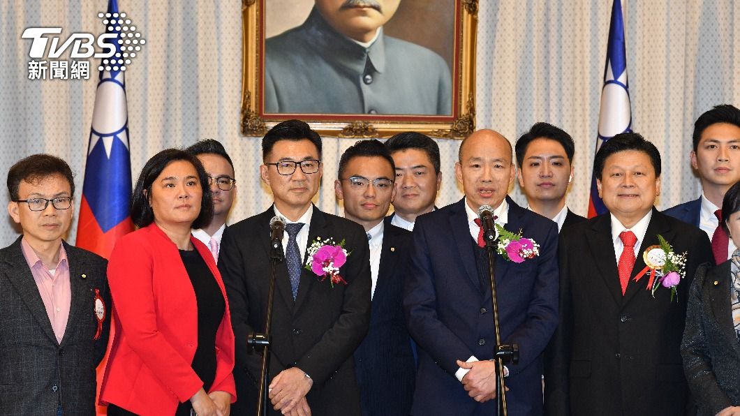 韓國瑜、江啟臣當選本屆立法院正副院長。（圖／胡瑞麒攝）
