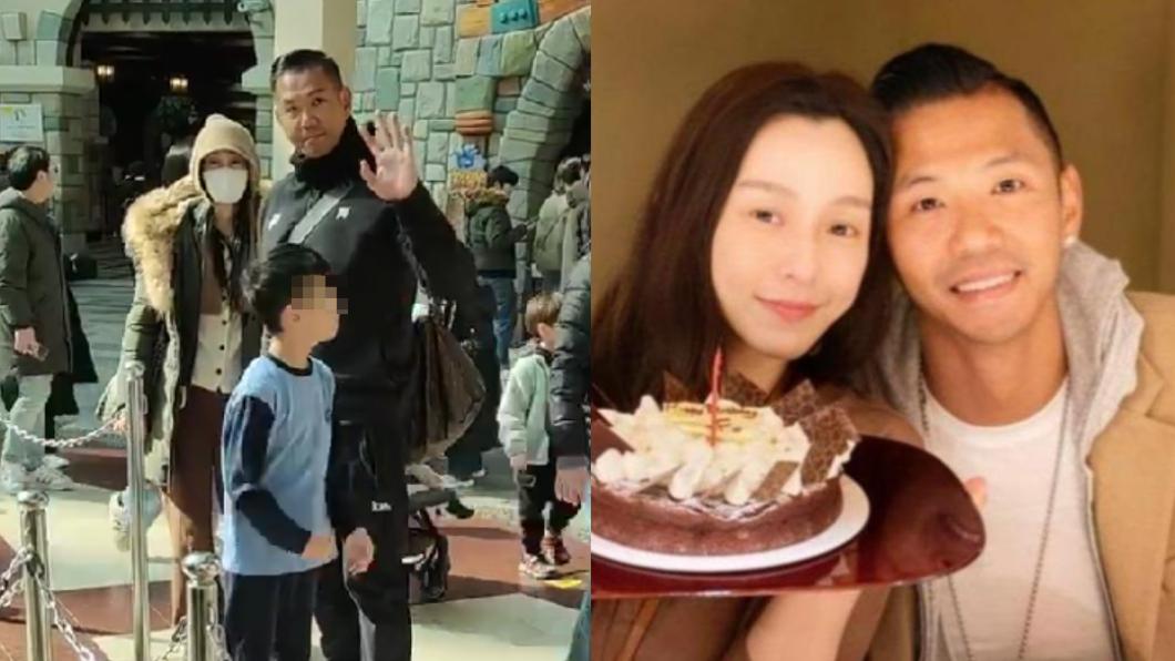 黑人和老婆范瑋琪近來飛往韓國度假，意外被大陸網友捕獲。（圖／翻攝自黑人臉書、娛樂星發報微博）