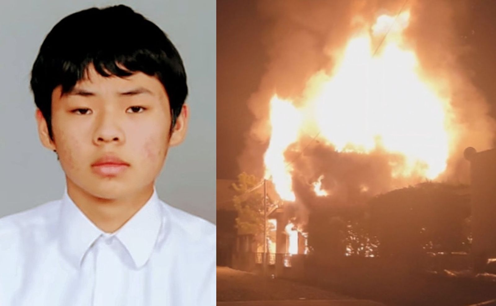 日本19歲高中生遠藤裕喜因殺人縱火被判死刑，是首名被判死刑的特定少年。（翻攝X@dai_nippon_211、@tbs_houtoku）