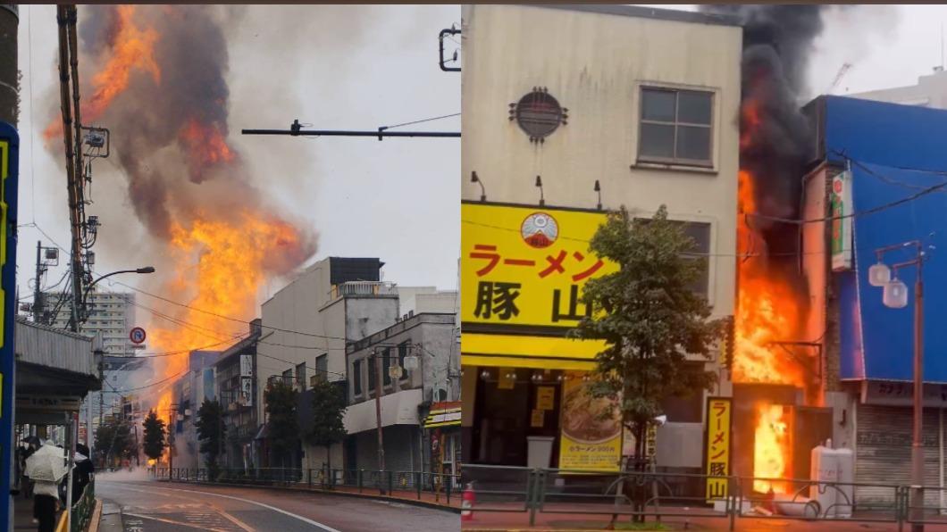 東京大森站旁大火。（圖／翻攝自X@bakusai_com、@happylife_2000）