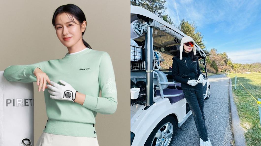 Son Ye-jin’s star power boosts golf brand (Courtesy of PIRETTI and Son Ye-jin’s instagram) Son Ye-jin’s star power boosts golf brand