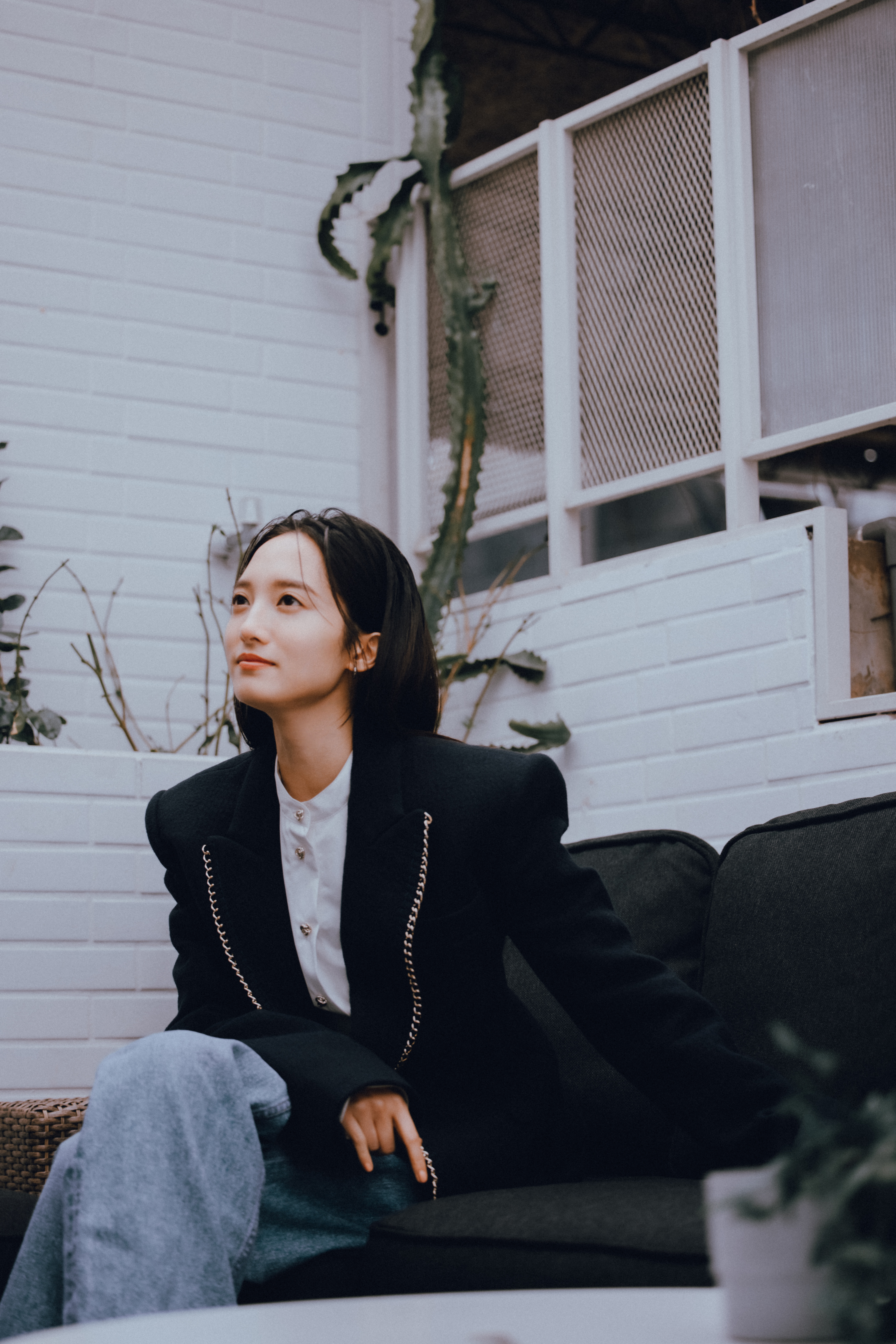 韓寧在拍完《返校》劇集後,陷入演藝事業的泥沼;造型 Kwenyu。(圖/好工作娛樂提供)