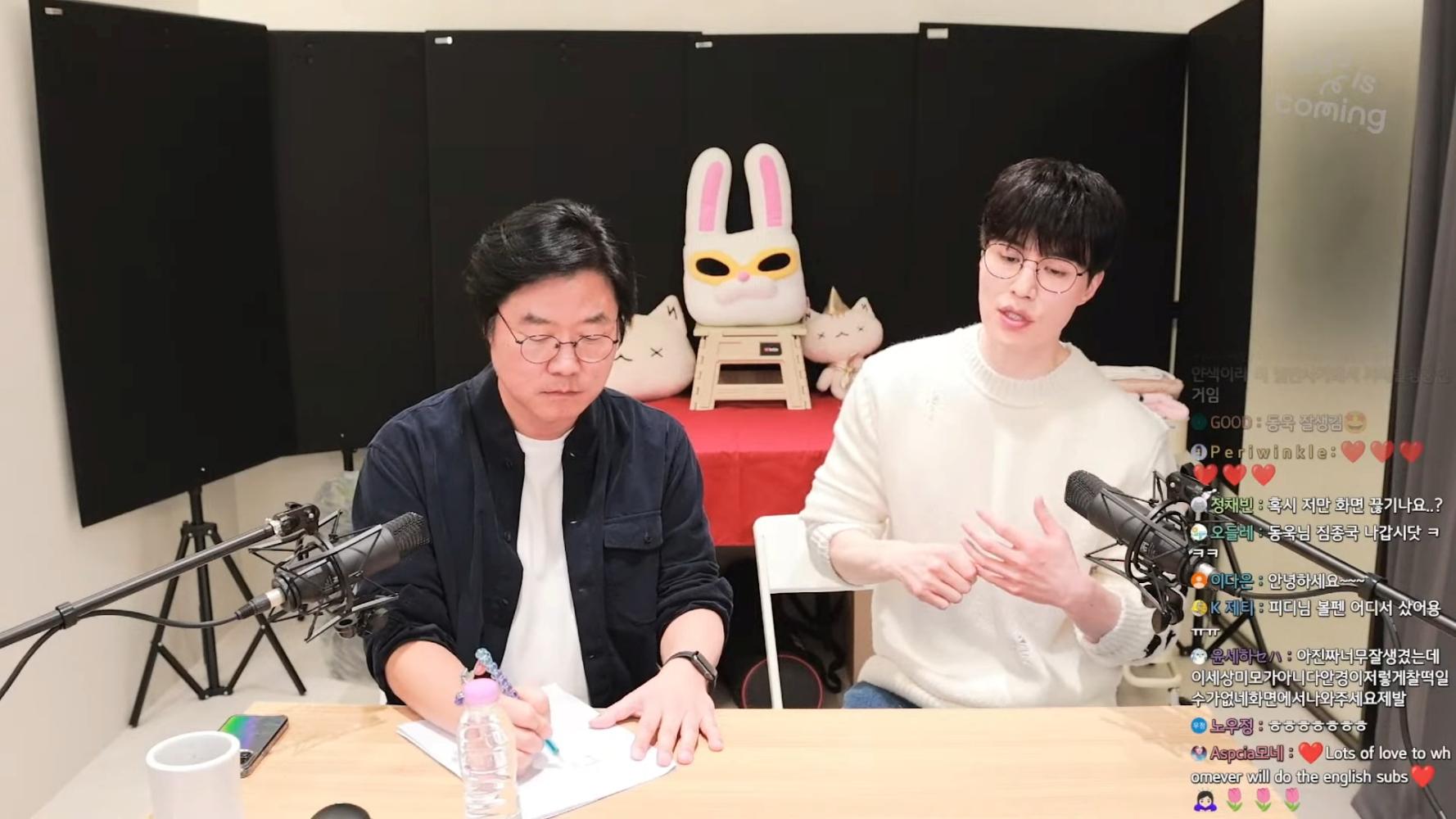 李棟旭上羅暎錫節目，分享自己走出低潮的過程。（圖／翻攝自채널십오야YouTube）