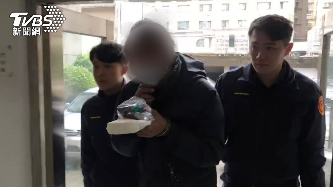 劉姓搶匪被警方移送法辦。（圖／TVBS）
