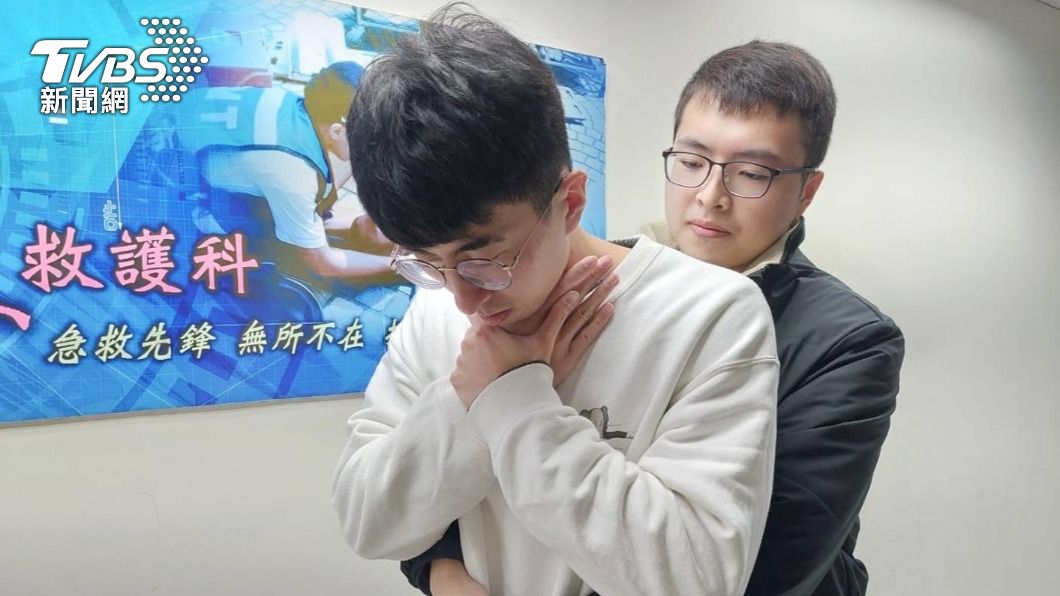 台北市消防局積極推廣哈姆立克急救。（圖／TVBS）