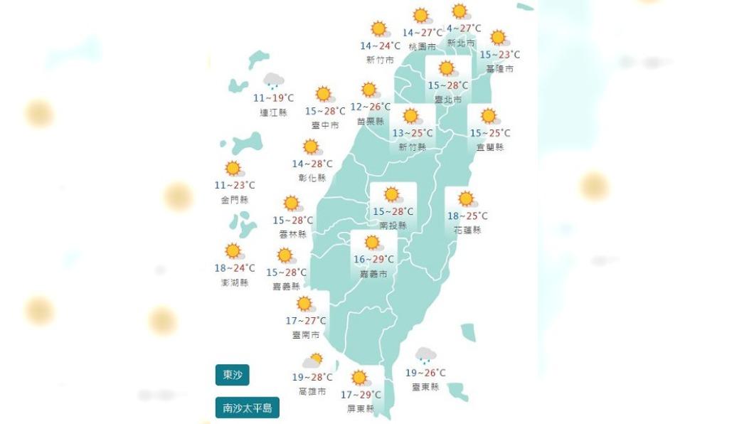 Northern Taiwan to feel chill as monsoon intensifies (Central Weather Administration) Northern Taiwan to feel chill as monsoon intensifies 