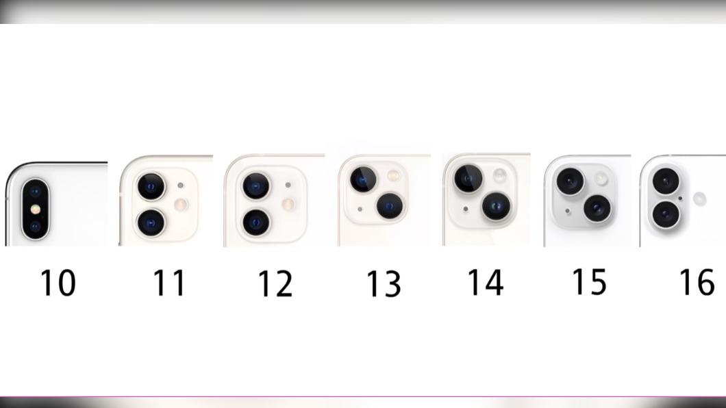 網路最新傳出的訊息，入門款iPhone 16雙鏡頭相機將從對角線排列改回垂直排列。（圖／翻攝MajinBuOfficial）