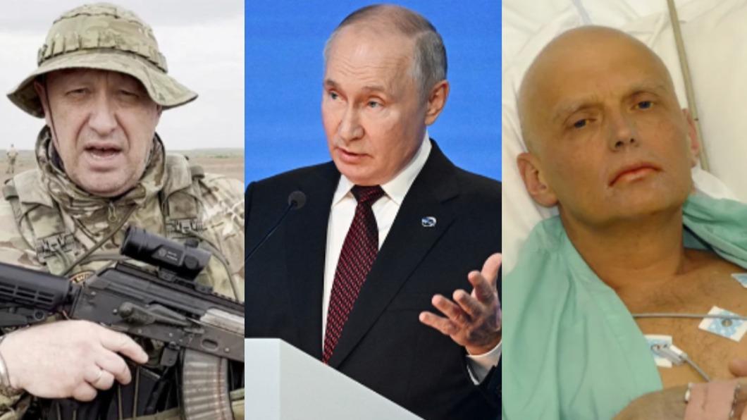 普里格津（Yevgeny Prigozhin）、利特維年科（Alexander Litvinenko）等普欽政敵均死於非命。（圖／翻攝自《NDTV》、《CNN》）