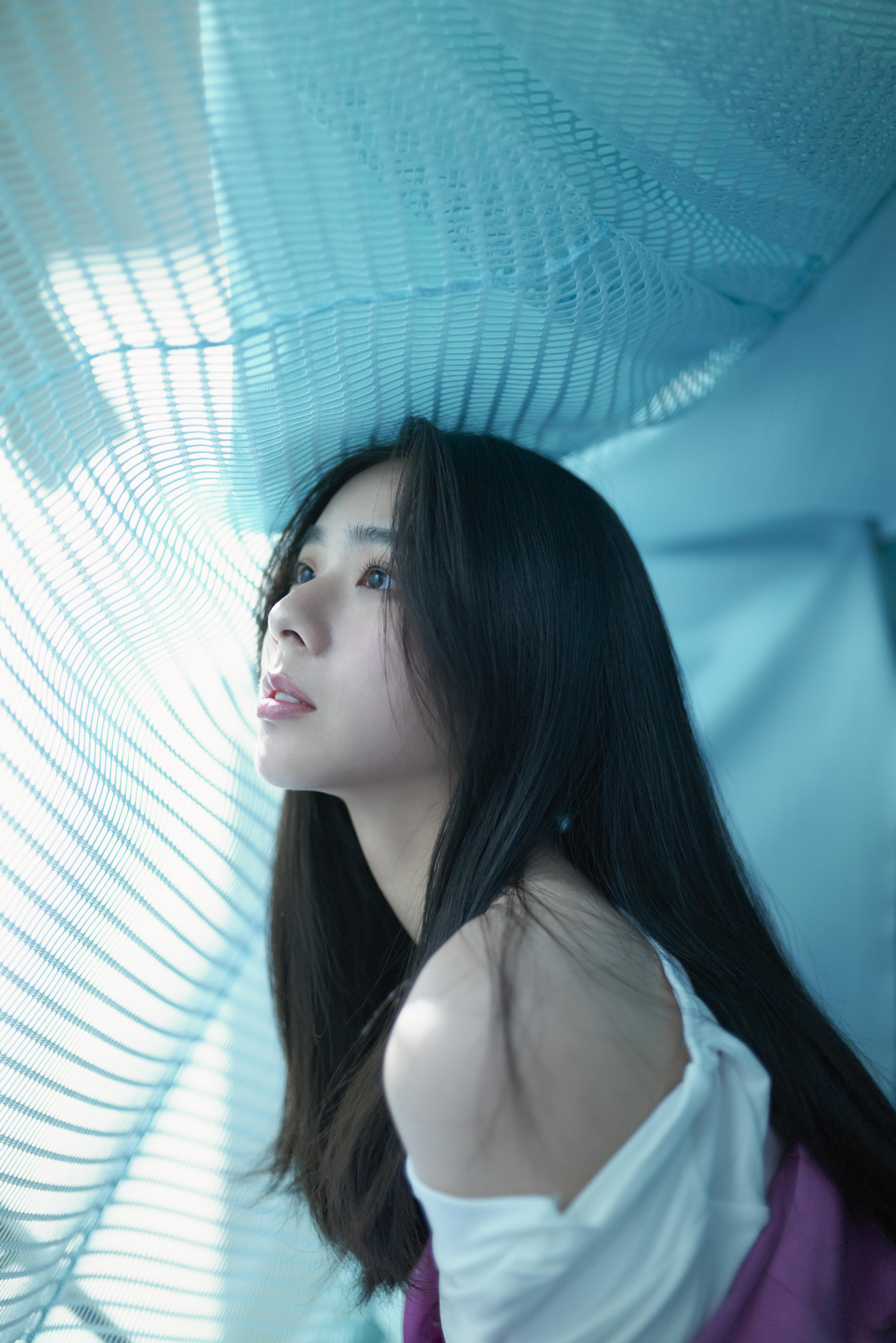 李可晴搭配Alufa簡單的套裝。（圖／周子娛樂提供）