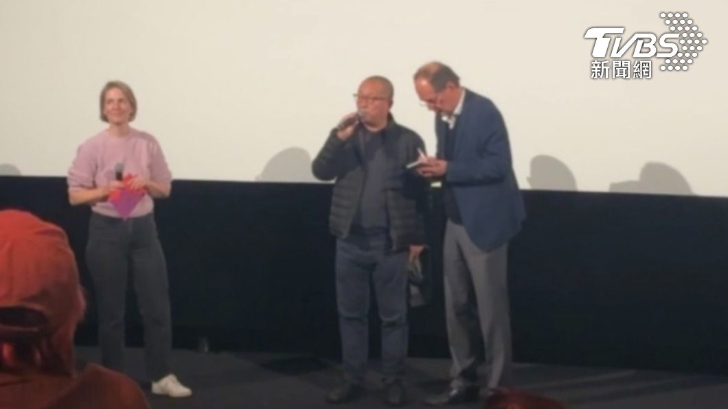 王小帥導演在柏林影展映後受訪。（圖／讀者提供）