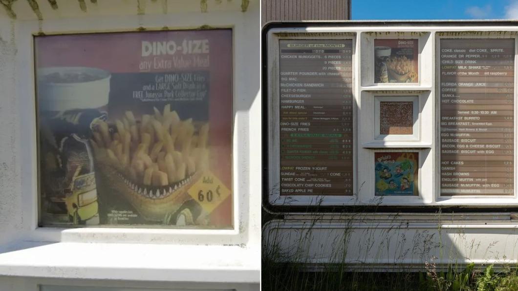 近日有外國網紅找到廢棄30年的麥當勞，更被當年的餐點價格嚇到。（圖／翻攝自Instagram@chrisluckhardt）