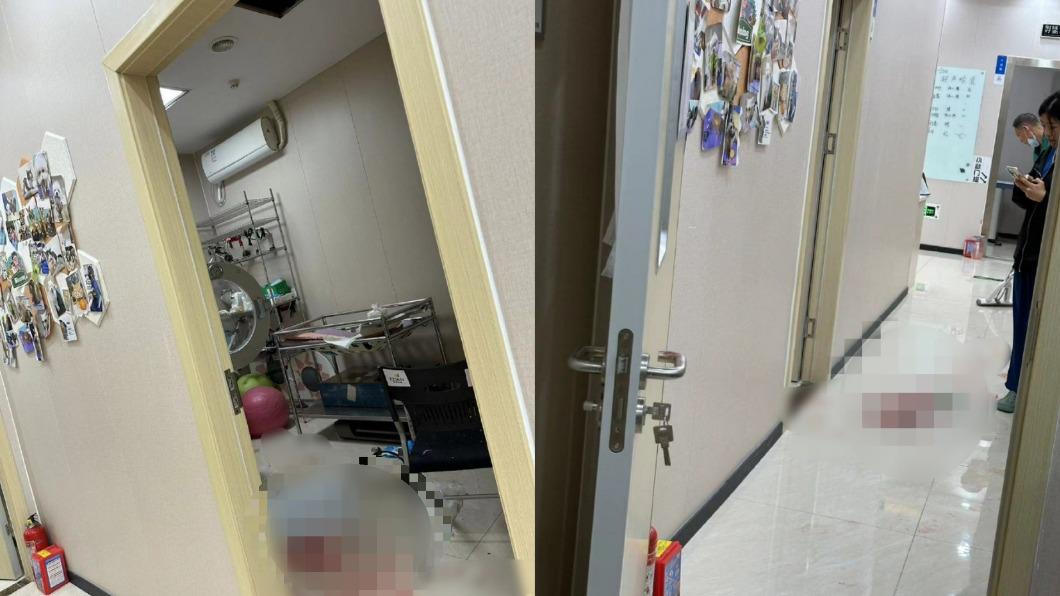 大陸廣州的某家動物醫院發生爆炸意外。（圖／翻攝自微博）