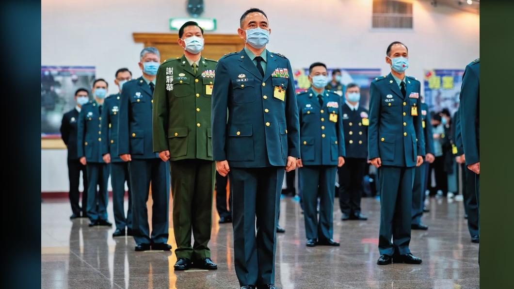 謝靜華外語能力佳，曾被派往美國受訓，2021年晉升少將。（圖／翻攝自總統府flickr）
