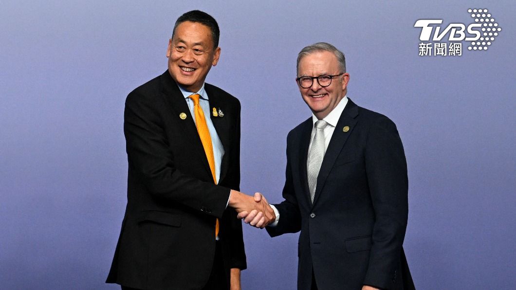 泰國總理賽塔（圖左）與澳洲總理安東尼．阿爾巴尼斯（圖右）（圖／路透社）