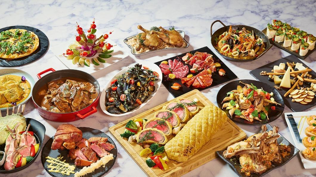 JR東日本大飯店台北B1樓的自助餐廳「鉑麗安」自即日起，推出限時兩個月的「歐洲美食節」。（圖／業者提供）