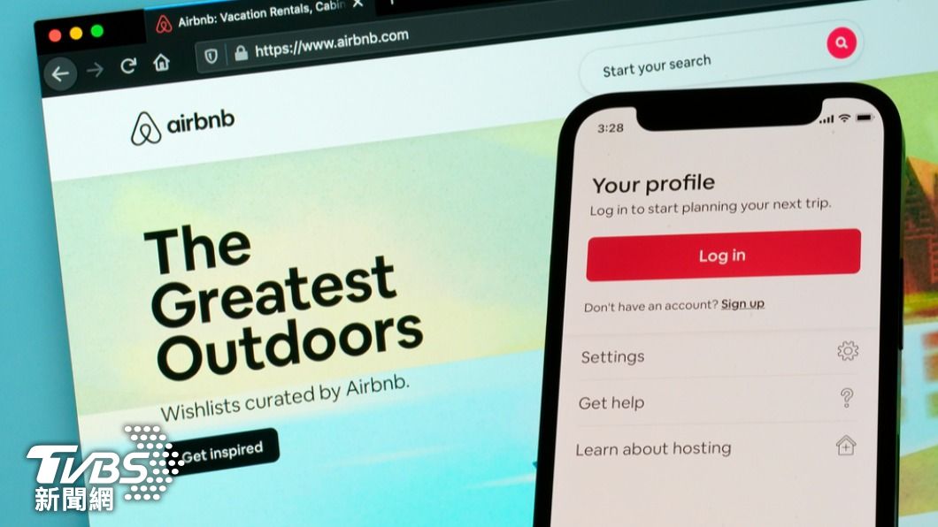 知名租賃平台Airbnb宣佈，從今以後不再允許房東，裝設「室內監控攝影機」。（圖／達志影像美聯社）