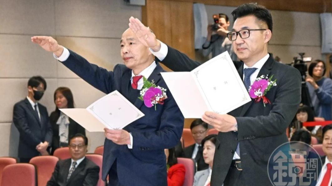 韓國瑜（左）和江啟臣（右）現為立法院正副院長。（圖／鏡週刊）