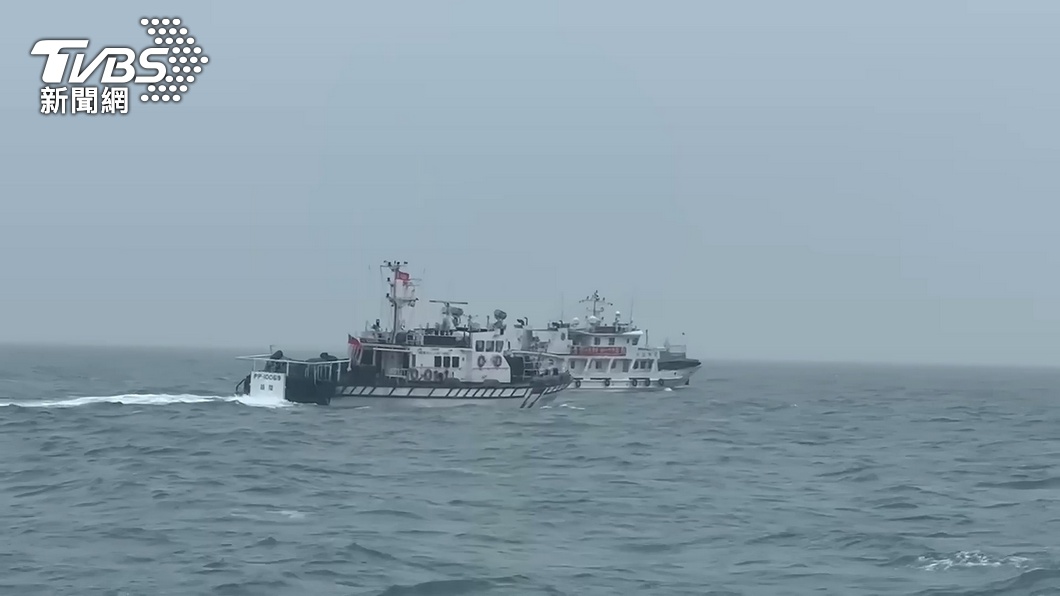 中國海警船連2天闖入金門水域。（圖／TVBS資料畫面）