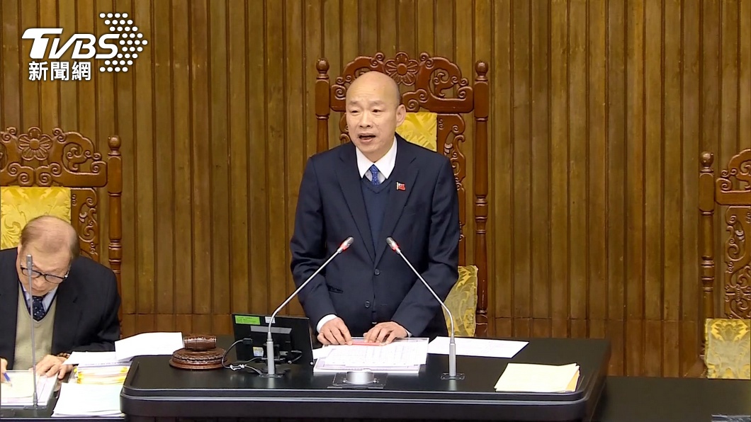 立法院長韓國瑜上週三次唱名後宣布院會休息，引發議論。（示意圖／TVBS）